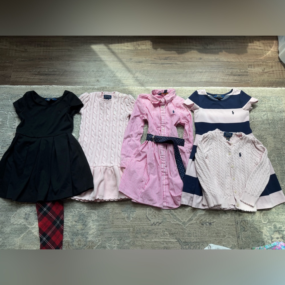 Girls Polo Lot Size 5